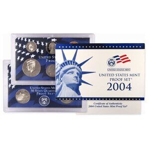 2004 Clad Proof Set U.S. Mint Original Government Packaging OGP COA